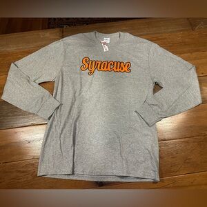 NWT Port & Company Syracuse University Women's Long Sleeve T-Shirt Size L